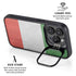 Italy Flag Distressed iPhone 15 Pro Kickstand Case